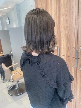 ガリカ 博多(Gallica) 【石河安奈】おしゃれ外ハネボブ/顔まわりレイヤー/くびれミディ