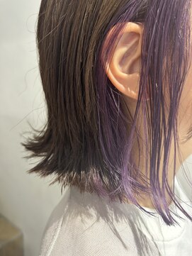 バズ(BUZZ) バイオレットのインナーカラー★秋山