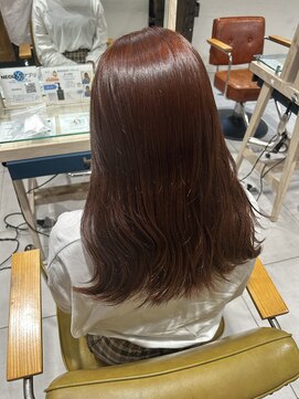 クラリス バイネオ 武蔵小杉(Claris by neo) ブリーチなしダブルカラー*オレンジブラウン