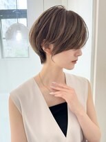 ロンドエニカ 大宮(Lond enika)&nbsp;切りっぱなしボブエアリーロング美髪ピンクブラウン[大宮]