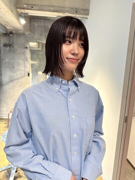 ハマモト 顔まわりカットボブ