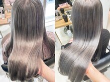 Gallica独自(２)『 髪質改善・ダメージケアカラー 』- カラーしたのにツヤツヤになる！？特殊カラー -