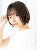 ツヤ髪透明感カラー前下がりショートa小山20代30代40代