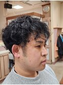 アップバング/ツーブロックマッシュ<理容室>[メンズ/相模大野]