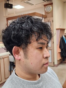 アポロカットステージ 相模大野店 アップバング/ツーブロックマッシュ<理容室>[メンズ/相模大野]