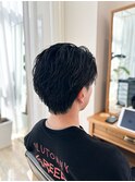 【メンズ★大名】ツイストスパイラルパーマ×センターパート