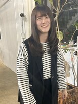 リジェール 金山店 レイヤーカット/アッシュブラウン/くびれ/髪質改善/金山