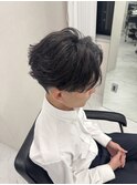 ニュアンスパーマ/曲がる縮毛矯正/メンズサロン/メンズ/眉毛