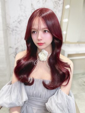 アマンドール(Aman D'or) くびれ巻き◇ワインレッド