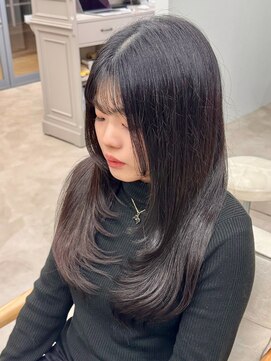 レヴィア(REVIA) レイヤーカット髪質改善トリートメント前髪カット