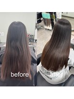 ガルボヘアー 桟橋店(garbo hair)&nbsp;髪質改善 くせ毛 ストレート 縮毛矯正 艶髪 ロング 湿気対策