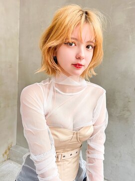 エイミー(Aimee) Aimee 町田 外ハネボブ×ハニーブロンド