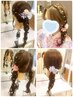 選べるお祭りヘア♪クイックヘア＋浴衣着付け　4000円