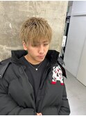 波巻きツイストスパイラルパーマ/フェザーパーマ/眉毛/メンズ 