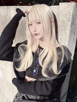 ワンズミラー 立川(ONE'S MIRROR)&nbsp;ロングウルフ/ケアブリーチ/ハイトーンカラー/似合わせカット