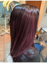 アース 大宮駅前店(HAIR&MAKE EARTH)&nbsp;ピンクカラー