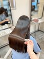 ハル 新宿(haru) お店で唯一、髪質改善成分配合の巻ける美髪矯正ができます