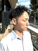 メンズカット×ツイストパーマ