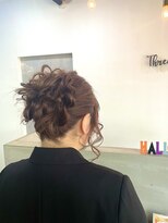 スリー(Three)&nbsp;【Three/萩原/大分】結婚式/お呼ばれ/シニヨンアレンジ