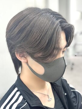 ナレ(NARE) 【AYUKI】ダウンパーマ前下がりセンターパート