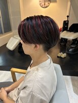 ラナヘアーサロン コウゾウジ(Lana hair salon KOZOJI)&nbsp;ブラック×レッド