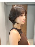 ゆったり長めくびれショートボブ白金目黒