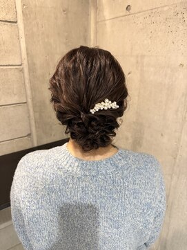 王道ふわふわシニヨン