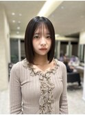 髪質改善ボブ/切りっぱなしボブ
