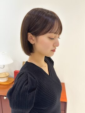 ハッチ(HACCH) 前髪あり大人ショートボブ20代30代40代　HACCH