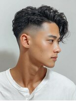 コダマ 大泉学園店(KODAMA) 刈り上げセンターパート/波巻きツイストスパイラル/大泉学園