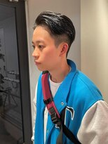 ブロック ジャポン(bloc japon) フェードカット オールバック アップバング/池田佑輔