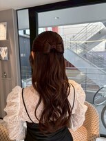 アース エレガンス 吉祥寺店(EARTH Elegance)&nbsp;ガーリーで洗練されたリボンアレンジヘア