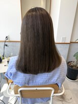 レンジヘアー(lange hair) 赤味を抑えたブラウンカラー【鈴鹿/津/ブリーチなし/髪質改善】