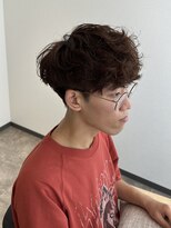 ジーナ 吉塚(Zina) マッシュショート×シャドウパーマ【福田れん】吉塚美容室