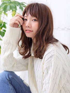 ヘアーズ ベリー 北巽店(hairs BERRY) ゆるめのルーズウェーブでラフさと可愛らしさをミックス