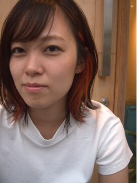 メグリ(meguri) #ハイライト#ショート#イノアカラー #インナーカラー#髪質改善