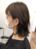 アメリ(Ameri)&nbsp;-Ameri-レイヤーボブ　×   ファギーベージュ