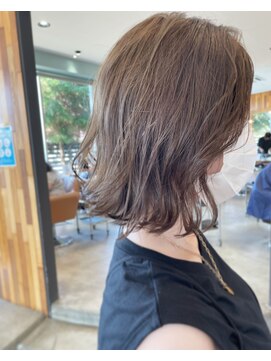 ヘアラウンジ アングゥ(hair lounge ungu) 前下がりボブ