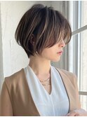 美シルエット×立体感×上質大人ショートボブ【担当BISA】