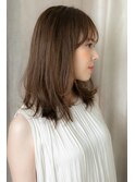 横顔美人大人かわいいナチュラルウルフヘアZ上尾30代40代50代