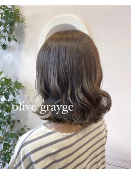 ブランシェ JR勝川駅南口店(BRANCHE) 【branche大前】ブリーチなしでつくるオリーブグレージュ☆