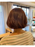 ぱつっとシンプルボブ