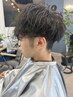 メンズカット＋ツイスト/ツイストスパイラル/波巻き（男性限定）￥13900