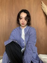 テテ ニコ(tete nico)&nbsp;ボブパーマ　×   ナチュラルカラー