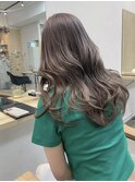 シアグレーベージュ（ブリーチ1回）
