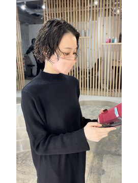 エタ(eta) 【eta】ウェーブパーマ×ショート/金井