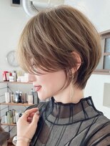 ハルキミナト ジャパン トウキョウ(HARUKI MINATO japan TOKYO)&nbsp;20代30代40代50代耳かけショート前髪なしハンサムショートカット