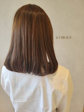 エメ バイ ヘアーポケット(aimer by hair pocket) *+aimerが叶える...柔らかボブ
