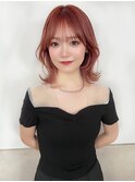 韓国ミディ×レイヤーカット×ウェーブミディアム[横浜駅]