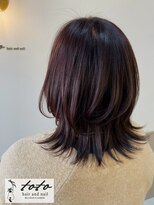 トトヘアーアンドネイル(toto hair and nail)&nbsp;人気NO.1【髪質改善カラーコース】カット・メテオカラー・TR